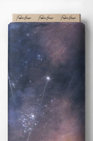 Midnight Cosmic Nebula chiffon full roll