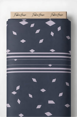 Charcoal Printed Crepe 041 crepe full roll
