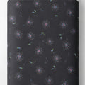 Charcoal Subtle Starburst chiffon full roll