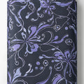 Indigo Ornamental Floral chiffon full roll