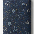 Midnight Blue Dainty Floral chiffon full roll