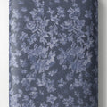 Slate Blue Tonal Botanical chiffon full roll