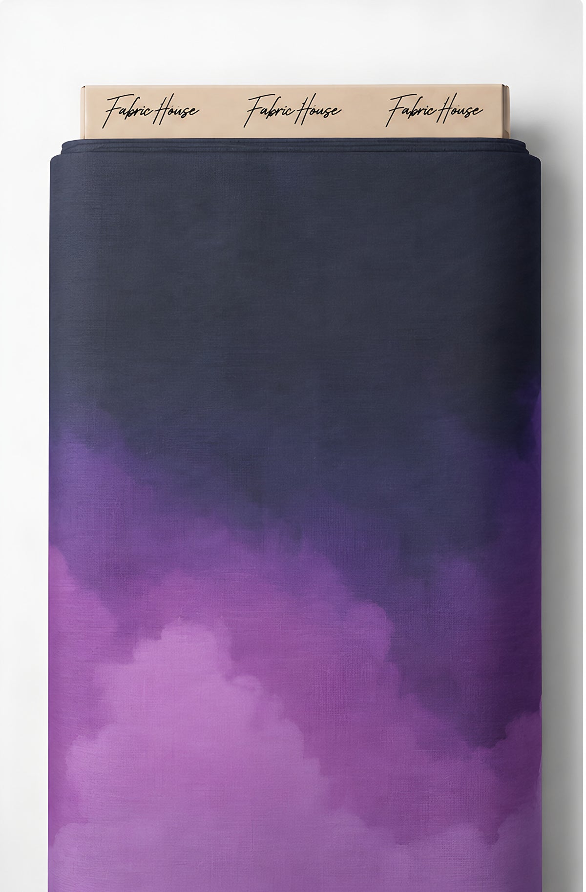 Purple Ombre Watercolor chiffon full roll