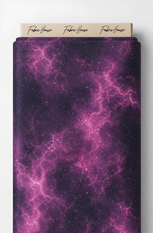 Magenta Textured Abstract chiffon full roll