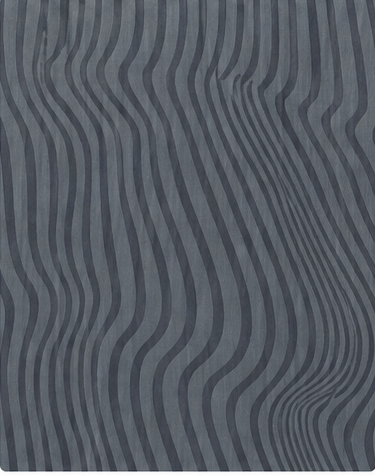 Grey Wavy Pinstripes chiffon, print close up