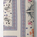 Cream Lavender Botanical Border chiffon full roll