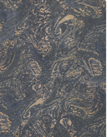 Charcoal Antique Paisley chiffon, print close up