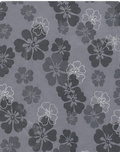 Slate Grey Tonal Floral chiffon, print close up