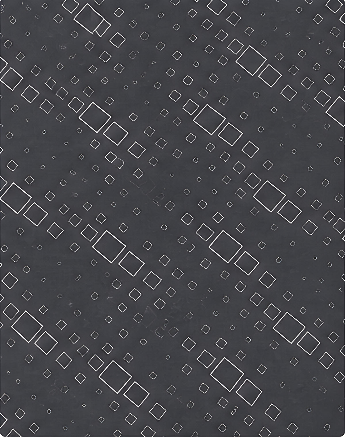 Charcoal Subtle Diamond Geometry chiffon, print close up