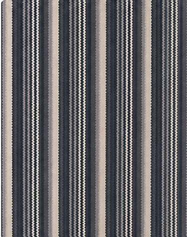 Navy Ivory Fine Vertical Stripes chiffon, print close up