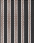 Black Cream Classic Pinstripes chiffon, print close up