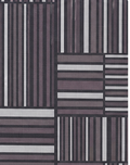 Charcoal Mixed Stripe Patchwork chiffon, print close up