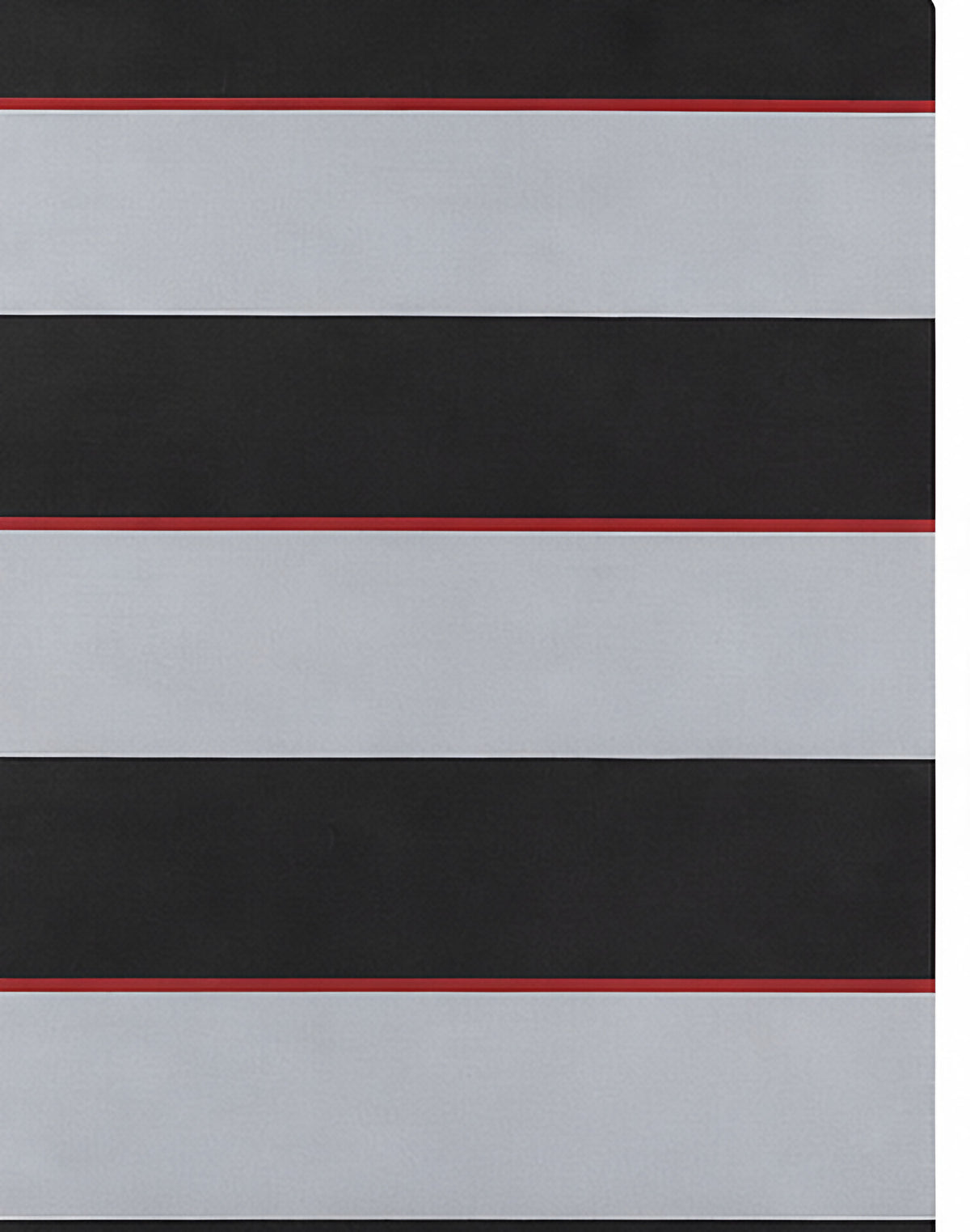 Ivory Black Horizontal Stripes chiffon, print close up
