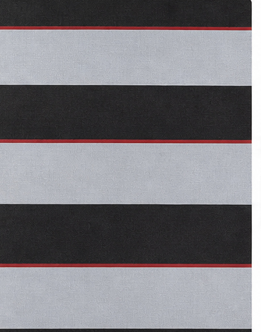Ivory Black Horizontal Stripes chiffon, print close up
