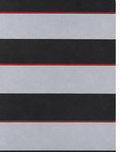 Ivory Black Horizontal Stripes chiffon, print close up