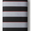 Ivory Black Horizontal Stripes chiffon full roll