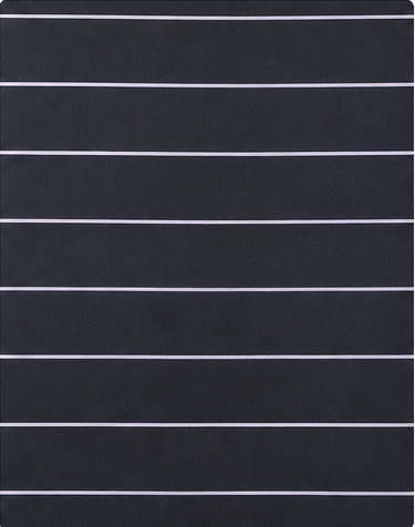 Midnight Fine Pinstripe crepe, print close up