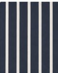 Classic Navy Ivory Pinstripes crepe, print close up