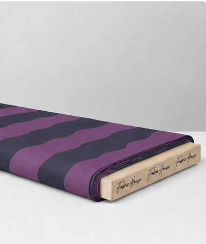 Purple Layered Square Motif crepe folded