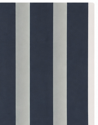 Navy Grey Broad Stripes crepe, print close up