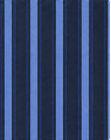 Blue Multitone Vertical Stripes crepe, print close up