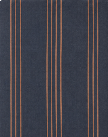 Charcoal Copper Fine Stripes crepe, print close up