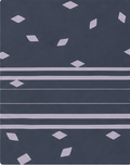 Charcoal Printed Crepe 041 crepe, print close up