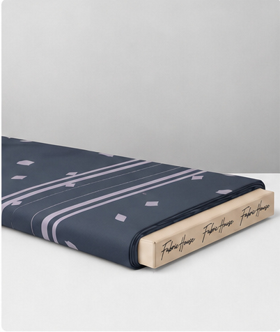 Charcoal Printed Crepe 041 crepe folded