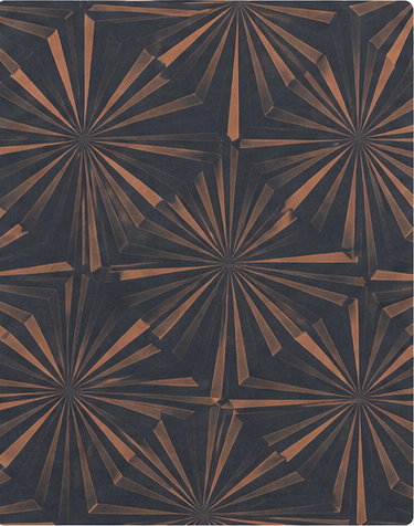 Charcoal Printed Crepe 042 crepe, print close up