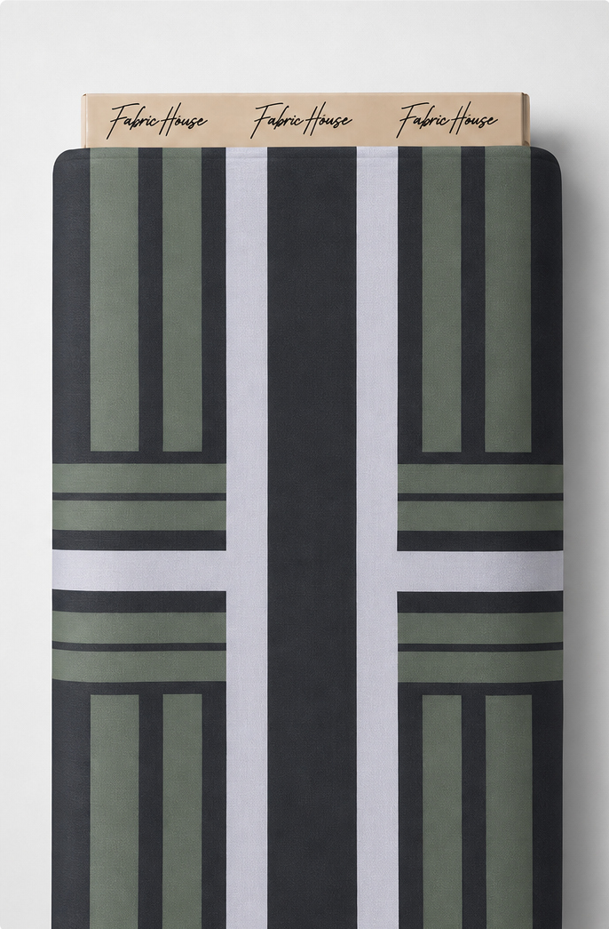 Charcoal Printed Crepe 048 crepe full roll