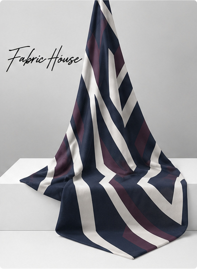 Charcoal Printed Crepe 050 crepe draped to show fall