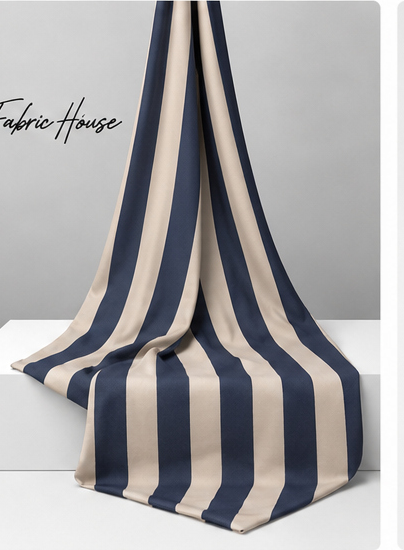 Soft Grey Printed Crepe 054 crepe draped to show fall