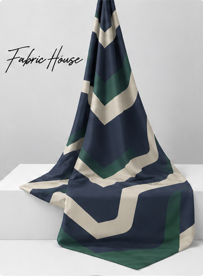 Charcoal Printed Crepe 058 crepe draped to show fall