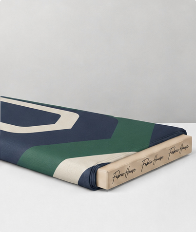 Charcoal Printed Crepe 058 crepe folded