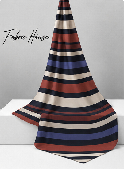 Charcoal Printed Crepe 060 crepe draped to show fall