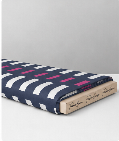 Charcoal Printed Crepe 063 crepe folded