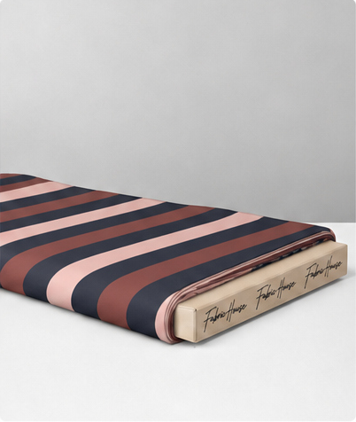 Muted Mauve Printed Crepe 069 crepe folded
