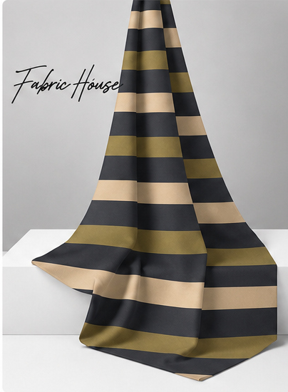 Earth-Tone Printed Crepe 071 crepe draped to show fall