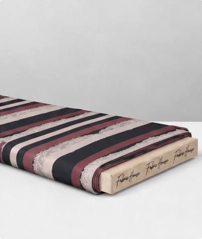Charcoal Printed Crepe 073 crepe folded