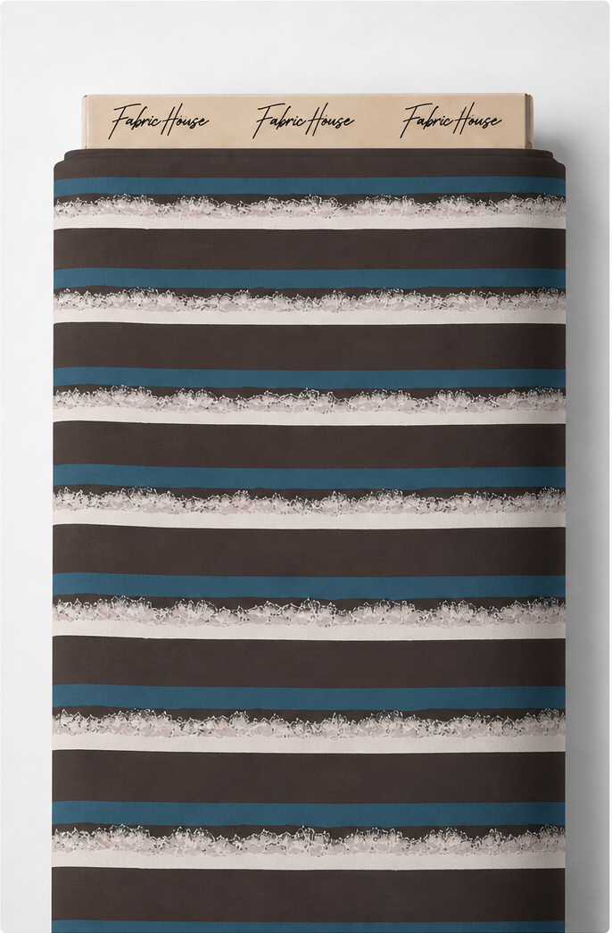 Charcoal Printed Crepe 074 crepe full roll