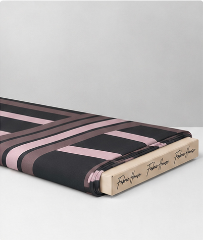 Charcoal Printed Crepe 076 crepe folded