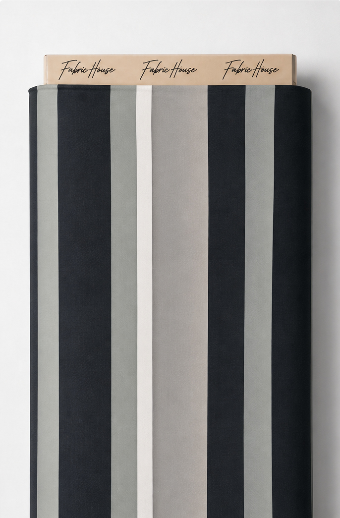 Soft Grey Printed Crepe 077 crepe full roll