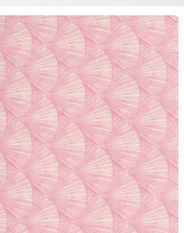 Blush Pink Tonal Florals poly-cotton, print close up