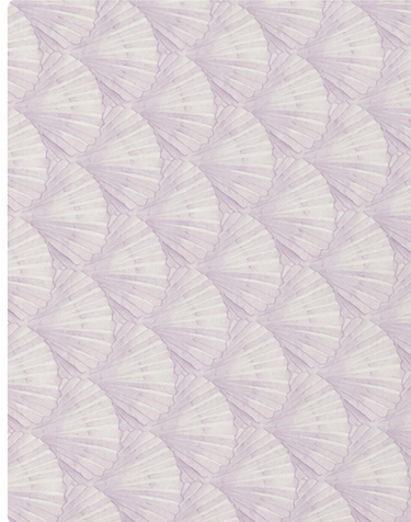 Pale Lilac Abstract Petals poly-cotton, print close up
