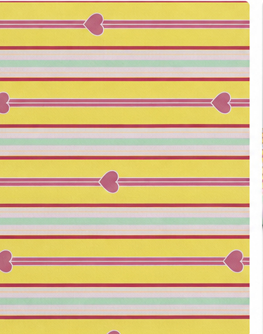 Pastel Rainbow Stripes poly-cotton, print close up