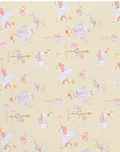 Buttercream Tiny Pastel Doodles poly-cotton, print close up