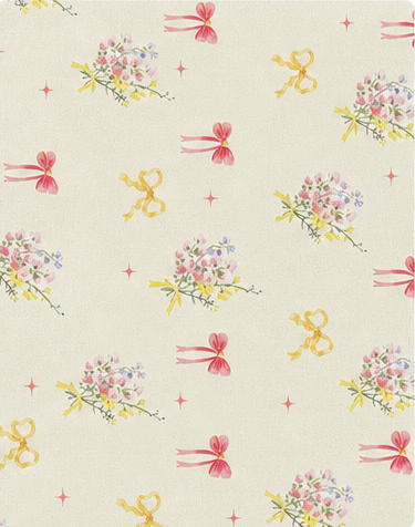 Cream Mini Illustrated Figures poly-cotton, print close up