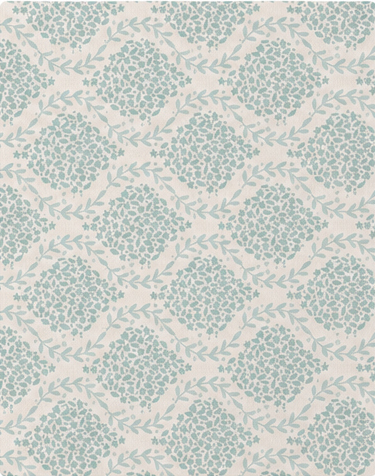 Ivory Soft Geometric silk, print close up