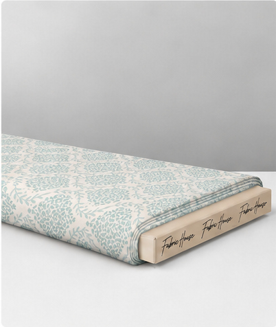 Ivory Soft Geometric silk folded