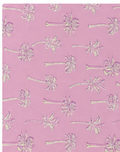 Pastel Pink Tiny Floral silk, print close up